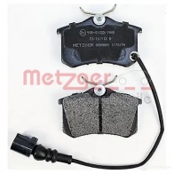 Тормозные колодки дисковые, комплект METZGER 995445 1170174 20 960 23301 - Изображение 3