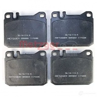 Тормозные колодки дисковые, комплект METZGER I1DBTOW 995656 1170385 2034 1 - Изображение 2