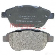 Тормозные колодки дисковые, комплект METZGER 1170048 995319 2360 0 RYZFZ - Изображение 3