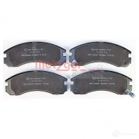 Тормозные колодки дисковые, комплект METZGER 213 63 995406 1170135 21768 - Изображение 6