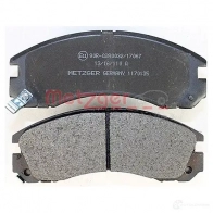 Тормозные колодки дисковые, комплект METZGER 213 63 995406 1170135 21768 - Изображение 7