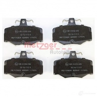 Тормозные колодки дисковые, комплект METZGER I6YD2 2 1545 995347 1170076 - Изображение 2