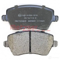 Тормозные колодки дисковые, комплект METZGER 9VTR2JJ 1170029 995300 2 3973 - Изображение 3
