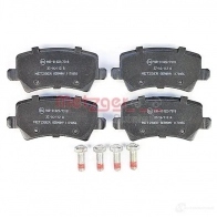 Тормозные колодки дисковые, комплект METZGER 2 4496 1170056 6XPX9S 995327 - Изображение 2