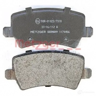 Тормозные колодки дисковые, комплект METZGER 2 4496 1170056 6XPX9S 995327 - Изображение 3