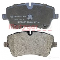 Тормозные колодки дисковые, комплект METZGER 995295 1170024 0768 .10 23144 - Изображение 3