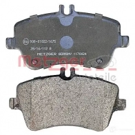 Тормозные колодки дисковые, комплект METZGER 995295 1170024 0768 .10 23144 - Изображение 4