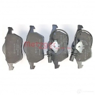 Тормозные колодки дисковые, комплект METZGER 1170036 995307 21939 2 1938 - Изображение 2