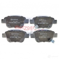 Тормозные колодки дисковые, комплект METZGER 1170193 2362 0 995464 23621 - Изображение 2