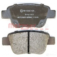 Тормозные колодки дисковые, комплект METZGER 1170193 2362 0 995464 23621 - Изображение 4