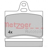 Тормозные колодки дисковые, комплект METZGER 233 05 Citroen C5 1 (DE, PF3) Универсал 2.0 HDi (DERHSB. DERHSE) 107 л.с. 2001 – 2004 RZ2WC2 1170311