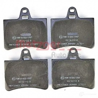 Тормозные колодки дисковые, комплект METZGER 233 05 995582 RZ2WC2 1170311 - Изображение 2