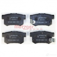 Тормозные колодки дисковые, комплект METZGER 995608 1170337 217 20 23652 - Изображение 2