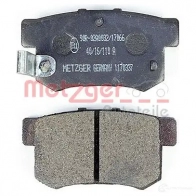 Тормозные колодки дисковые, комплект METZGER 995608 1170337 217 20 23652 - Изображение 3