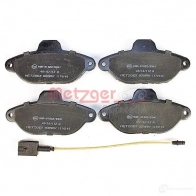 Тормозные колодки дисковые, комплект METZGER 21437 1170140 2 1436 995411 - Изображение 2