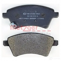 Тормозные колодки дисковые, комплект METZGER 995713 2439 1 1170442 CK4TLG - Изображение 3