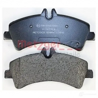 Тормозные колодки дисковые, комплект METZGER 1170543 29217 995814 1247. 80 - Изображение 3