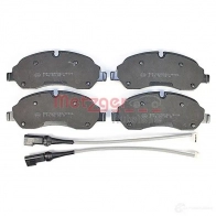 Тормозные колодки дисковые, комплект METZGER 22 034 1170814 996080 SGU0MF - Изображение 2
