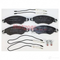 Тормозные колодки дисковые, комплект METZGER 1170502 64I01 995773 2327 6 - Изображение 2
