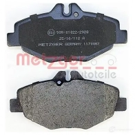 Тормозные колодки дисковые, комплект METZGER 1170087 23743 23 428 995358 - Изображение 3