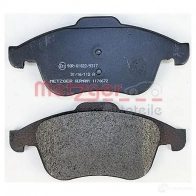 Тормозные колодки дисковые, комплект METZGER 116 0101 995941 24709 1170672 - Изображение 4
