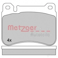 Тормозные колодки дисковые, комплект METZGER ZDF0KE 2394 5 1170407 Mercedes CLK (C209) 2 Купе 2.7 270 CDI (2016) 163 л.с. 2003 – 2005