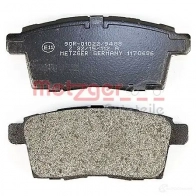 Тормозные колодки дисковые, комплект METZGER 995952 2 4545 1170686 GY3CIV - Изображение 3