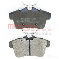 Тормозные колодки дисковые, комплект METZGER 1170335 2492 2 UJP7P8S 995606 - Изображение 3