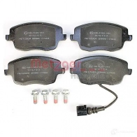 Тормозные колодки дисковые, комплект METZGER 1170246 SONAFDF 2358 1 995517 - Изображение 2