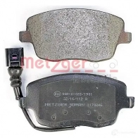 Тормозные колодки дисковые, комплект METZGER 1170246 SONAFDF 2358 1 995517 - Изображение 3