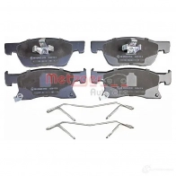 Тормозные колодки дисковые, комплект METZGER R77 70L 1437588836 1170857 - Изображение 2
