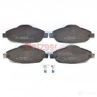 Тормозные колодки дисковые, комплект METZGER 24 660 995465 15VYW 1170194 - Изображение 2