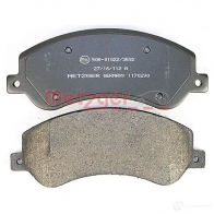 Тормозные колодки дисковые, комплект METZGER 2448 4 1170290 995561 9CEOYM - Изображение 3