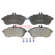 Тормозные колодки дисковые, комплект METZGER 243 06 ADQMY41 1170046 995317 - Изображение 2