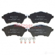 Тормозные колодки дисковые, комплект METZGER 236 15 1170612 ING7NC7 995883 - Изображение 2