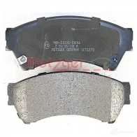 Тормозные колодки дисковые, комплект METZGER SFXZUFX 1170270 2458 2 995541 - Изображение 3