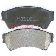 Тормозные колодки дисковые, комплект METZGER SFXZUFX 1170270 2458 2 995541 - Изображение 4