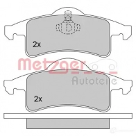 Тормозные колодки дисковые, комплект METZGER K92MST 2 3338 1170254 Jeep Grand Cherokee (WJ, WG) 2 Внедорожник 4.7 V8 4x4 223 л.с. 1999 – 2005