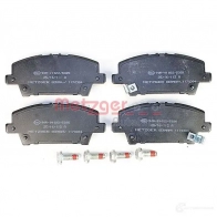 Тормозные колодки дисковые, комплект METZGER 995655 1170384 BJRULG8 24 087 - Изображение 2