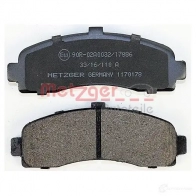 Тормозные колодки дисковые, комплект METZGER 995449 21 626 1170178 F4K82 - Изображение 3