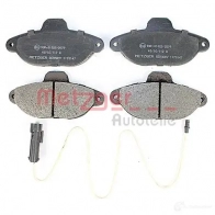 Тормозные колодки дисковые, комплект METZGER 995418 1170147 Q1XVIZ9 214 36 - Изображение 2