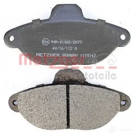 Тормозные колодки дисковые, комплект METZGER 995418 1170147 Q1XVIZ9 214 36 - Изображение 3