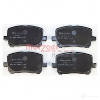 Тормозные колодки дисковые, комплект METZGER 2351 3 3FB6I 1170495 995766 - Изображение 2
