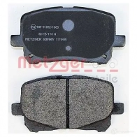 Тормозные колодки дисковые, комплект METZGER 2351 3 3FB6I 1170495 995766 - Изображение 3