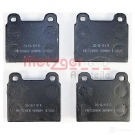 Тормозные колодки дисковые, комплект METZGER 20468 1170222 2 0011 995493 - Изображение 2