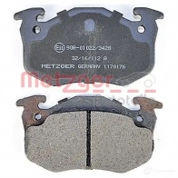 Тормозные колодки дисковые, комплект METZGER 1170176 995447 210 96 21097 - Изображение 3