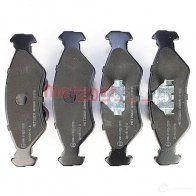 Тормозные колодки дисковые, комплект METZGER 2 1202 K23RFK 995452 1170181 - Изображение 2