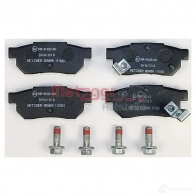 Тормозные колодки дисковые, комплект METZGER 995522 SWG7CV 1170251 2131 2 - Изображение 2