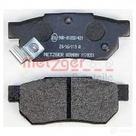 Тормозные колодки дисковые, комплект METZGER 995522 SWG7CV 1170251 2131 2 - Изображение 3