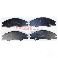 Тормозные колодки дисковые, комплект METZGER 995811 242 18 24219 1170540 - Изображение 2